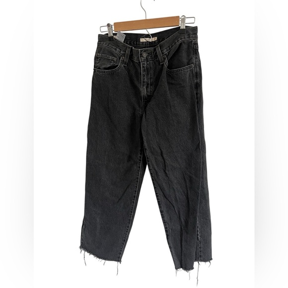 Levi’s Baggy Dad Jeans in Black, size 27 - Picture 1 of 5